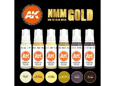 AK 11606 Nmm (Non Metallic Metal) Gold Set - zdjęcie 1