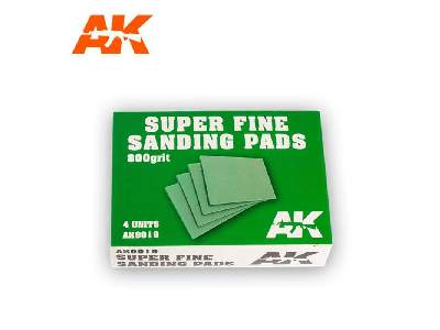Super Fine Sanding Pads 800 Grit. 4 Units. - zdjęcie 1