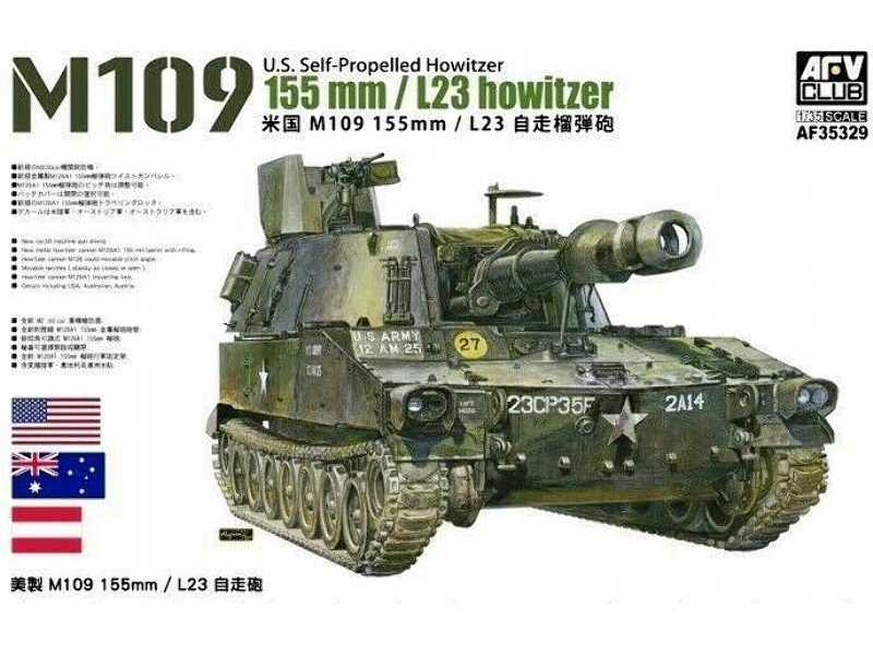 M109 155mm L23 amerykańska haubica samobieżna - zdjęcie 1 M109 155mm L23 amerykańska haubica samobieżna - zdjęcie 1