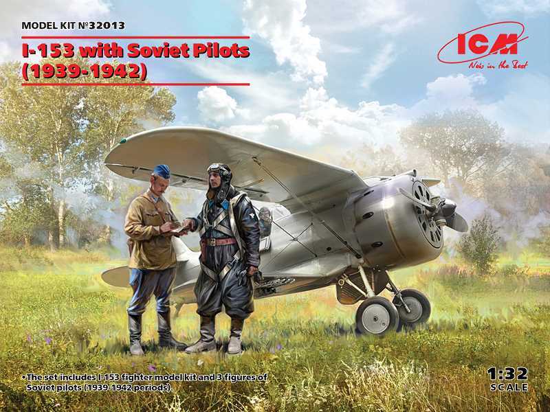 Polikarpow I-153 z sowieckimi pilotami 1939-1942 - zdjęcie 1 Polikarpow I-153 z sowieckimi pilotami 1939-1942 - zdjęcie 1