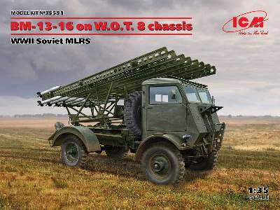 Sowiecka wyrzutnia BM-13-16 na podwoziu W.O.T. 8  - zdjęcie 1