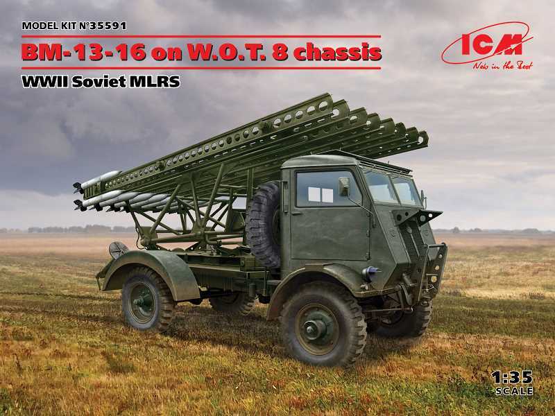 Sowiecka wyrzutnia BM-13-16 na podwoziu W.O.T. 8  - zdjęcie 1