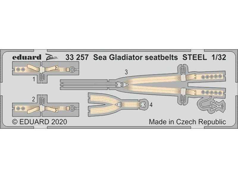 Sea Gladiator seatbelts STEEL 1/32 - zdjęcie 1