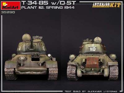 T-34/85 W/D-5t - Fabryka 112 - Wiosna 1944 - z wnętrzem! - zdjęcie 50