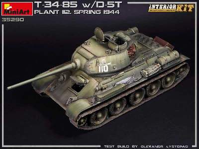 T-34/85 W/D-5t - Fabryka 112 - Wiosna 1944 - z wnętrzem! - zdjęcie 53