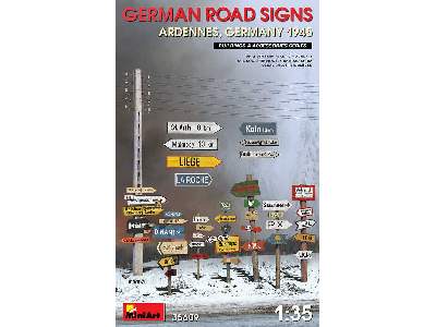 Niemieckie znaki drogowe - Ardeny - Niemcy - zdjęcie 1