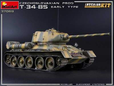 T-34/85 - produkcja czechosłowacka - wczesna - z wnątrzem - zdjęcie 38