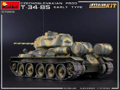 T-34/85 - produkcja czechosłowacka - wczesna - z wnątrzem - zdjęcie 40