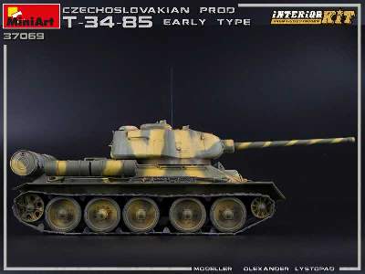T-34/85 - produkcja czechosłowacka - wczesna - z wnątrzem - zdjęcie 42