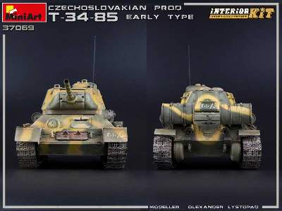 T-34/85 - produkcja czechosłowacka - wczesna - z wnątrzem - zdjęcie 44