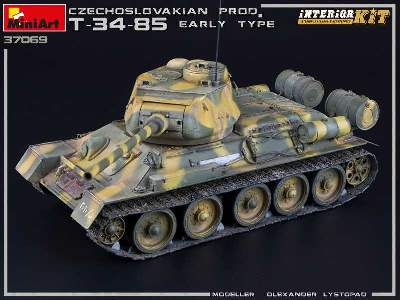 T-34/85 - produkcja czechosłowacka - wczesna - z wnątrzem - zdjęcie 46