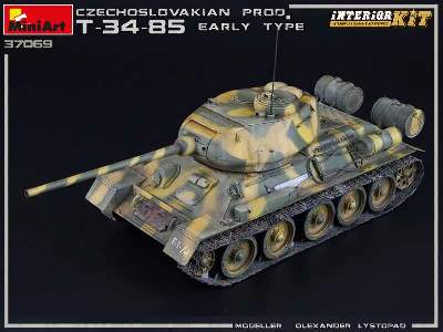 T-34/85 - produkcja czechosłowacka - wczesna - z wnątrzem - zdjęcie 48