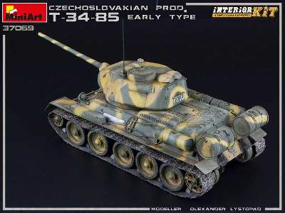 T-34/85 - produkcja czechosłowacka - wczesna - z wnątrzem - zdjęcie 49