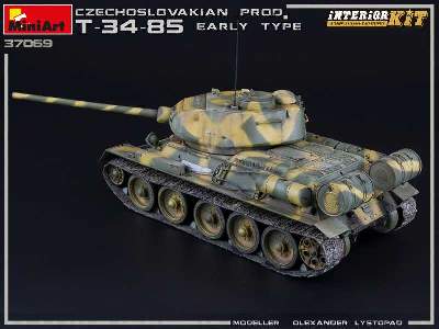 T-34/85 - produkcja czechosłowacka - wczesna - z wnątrzem - zdjęcie 51