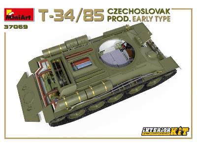 T-34/85 - produkcja czechosłowacka - wczesna - z wnątrzem - zdjęcie 57