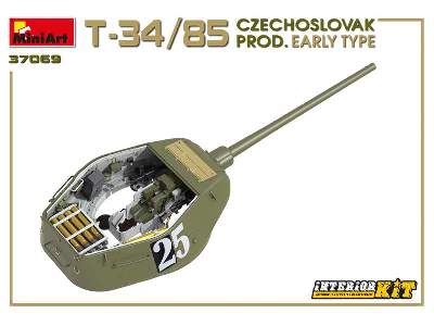 T-34/85 - produkcja czechosłowacka - wczesna - z wnątrzem - zdjęcie 63