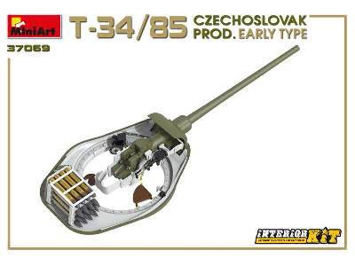 T-34/85 - produkcja czechosłowacka - wczesna - z wnątrzem - zdjęcie 64