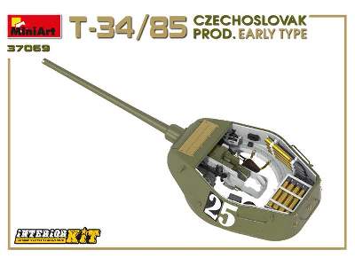 T-34/85 - produkcja czechosłowacka - wczesna - z wnątrzem - zdjęcie 66