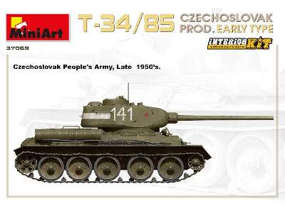 T-34/85 - produkcja czechosłowacka - wczesna - z wnątrzem - zdjęcie 67