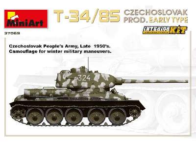 T-34/85 - produkcja czechosłowacka - wczesna - z wnątrzem - zdjęcie 68