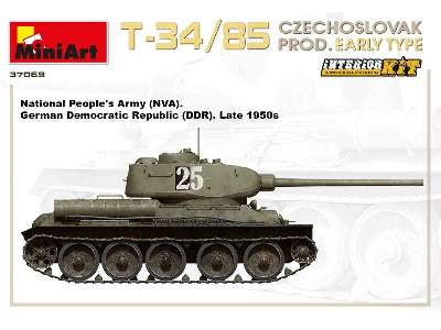 T-34/85 - produkcja czechosłowacka - wczesna - z wnątrzem - zdjęcie 70