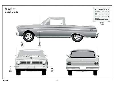 65 Ford Falcon Ranchero pickup, stock plus - zdjęcie 2