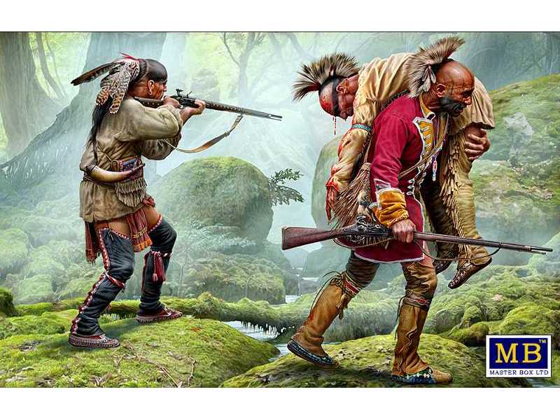 Wojny z indianami - XVIII wiek - zestaw nr 2 - zdjęcie 1 Wojny z indianami - XVIII wiek - zestaw nr 2 - zdjęcie 1