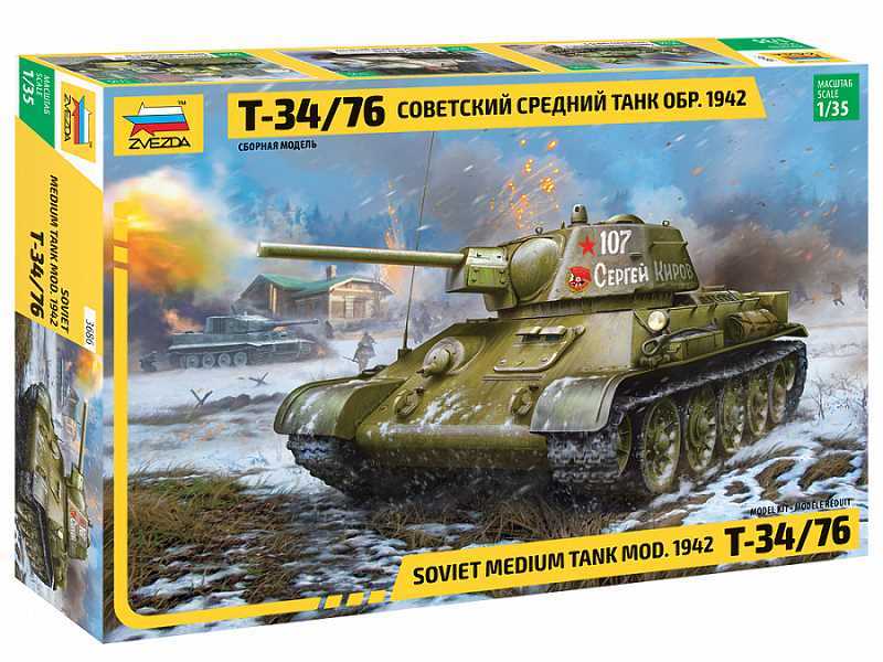 T-34/76 sowiecki średni czołg - model 1942 - zdjęcie 1 T-34/76 sowiecki średni czołg - model 1942 - zdjęcie 1