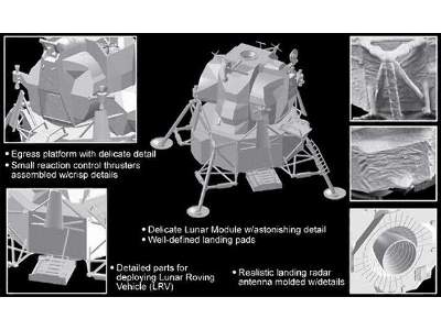 Apollo 17 The Last J-Mission - CSM + LM + Lunar Rover - zdjęcie 6