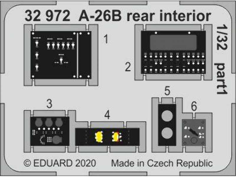 A-26B rear interior 1/32 - zdjęcie 1 A-26B rear interior 1/32 - zdjęcie 1
