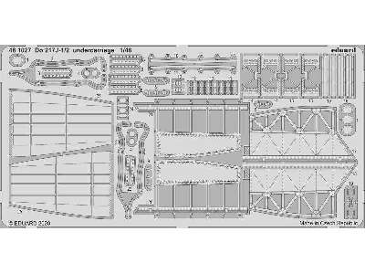 Do 217J-1/2 undercarriage 1/48 - Icm - zdjęcie 1