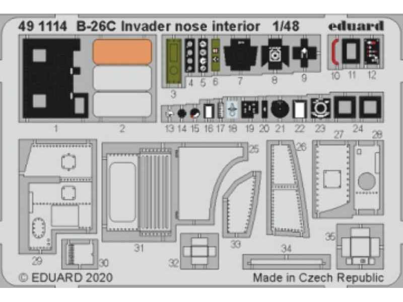 B-26C Invader nose interior 1/48 - zdjęcie 1 B-26C Invader nose interior 1/48 - zdjęcie 1