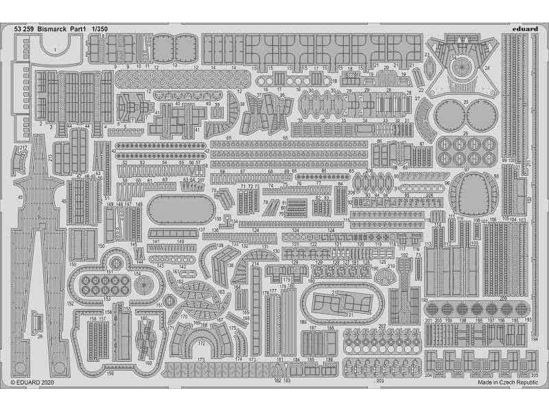 Bismarck part 1 1/350 - zdjęcie 1