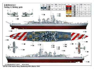 Włoski pancernik RN Littorio 1941 - zdjęcie 2