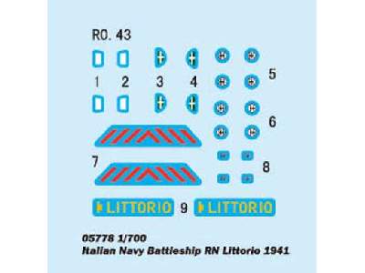 Włoski pancernik RN Littorio 1941 - zdjęcie 3