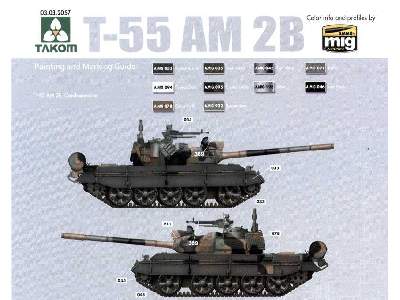 T-55 AM2B Kladivo - polskie oznaczenia - zdjęcie 4