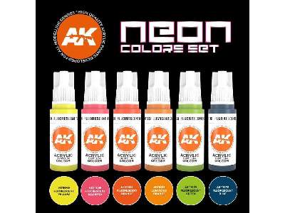 AK 11610 Neon Colors Set - zdjęcie 1