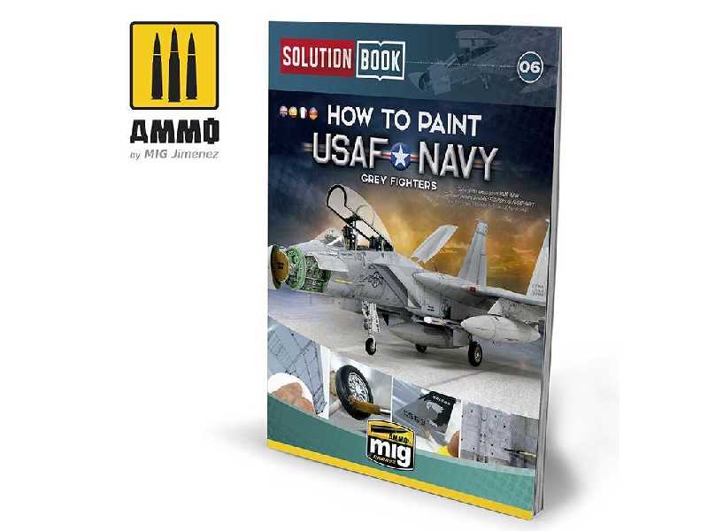 How To Paint USAf Navy Grey Fighters Solution Book - zdjęcie 1