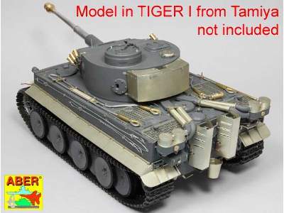 Tiger I,E Tunezyjski z 501 Abt.- boczne błotniki - zdjęcie 9