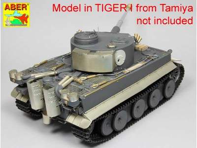 Tiger I,E Tunezyjski z 501 Abt.- boczne błotniki - zdjęcie 10