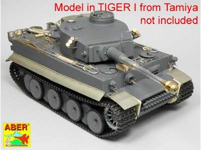 Tiger I,E Tunezyjski z 501 Abt.- boczne błotniki - zdjęcie 11