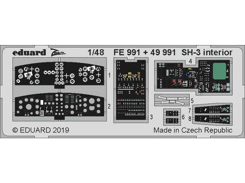SH-3 interior 1/48 - zdjęcie 1 SH-3 interior 1/48 - zdjęcie 1