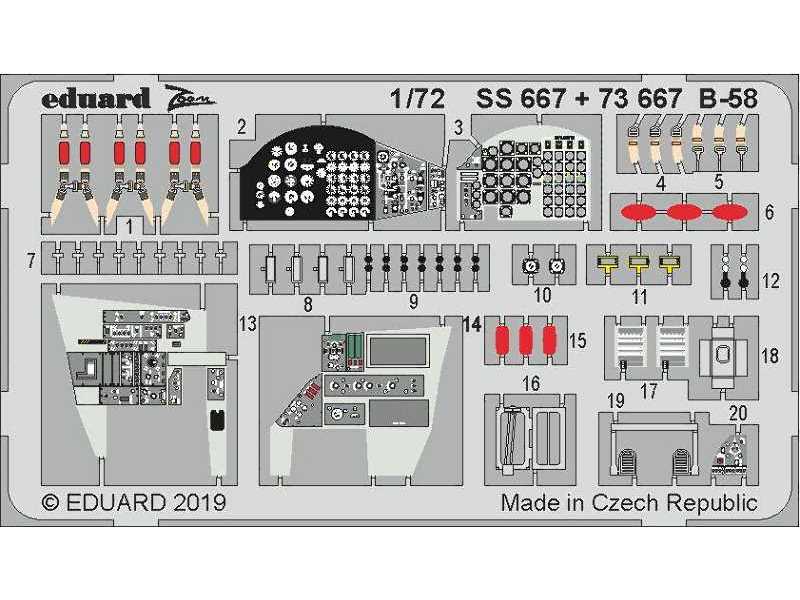 B-58 interior 1/72 - Italeri - zdjęcie 1