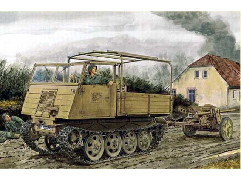 Ciągnik RSO/03 z działem 5cm PaK 38 - Smart Kit - zdjęcie 1 Ciągnik RSO/03 z działem 5cm PaK 38 - Smart Kit - zdjęcie 1