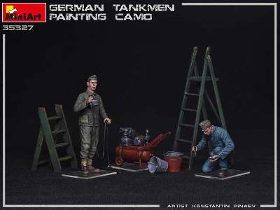 Niemieccy czołgiści malujący kamuflaż - zdjęcie 12