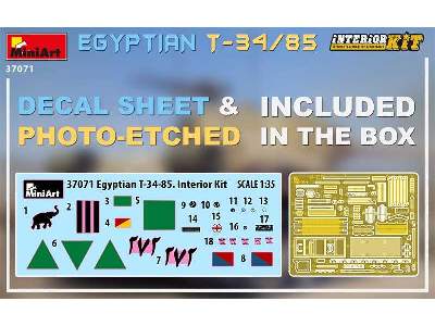 Egipski T-34/85 - model z wnętrzem - zdjęcie 2