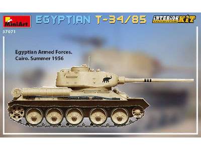 Egipski T-34/85 - model z wnętrzem - zdjęcie 61