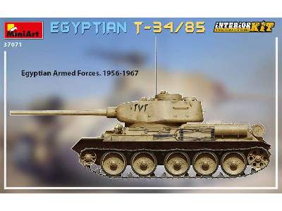 Egipski T-34/85 - model z wnętrzem - zdjęcie 64