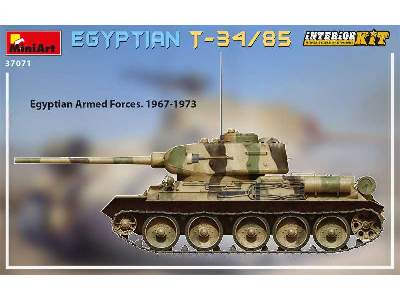 Egipski T-34/85 - model z wnętrzem - zdjęcie 66