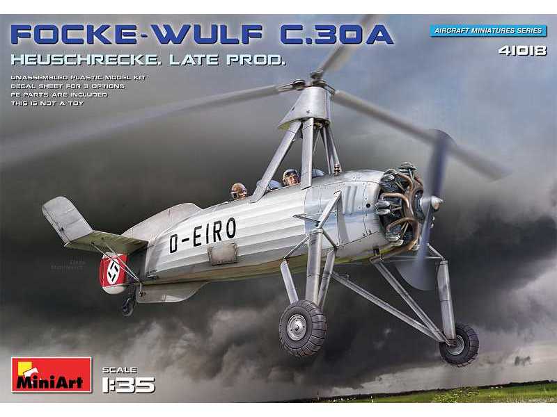 Focke-wulf Fw C.30a Heuschrecke niemiecki wiatrakowiec późny - zdjęcie 1 Focke-wulf Fw C.30a Heuschrecke niemiecki wiatrakowiec późny - zdjęcie 1
